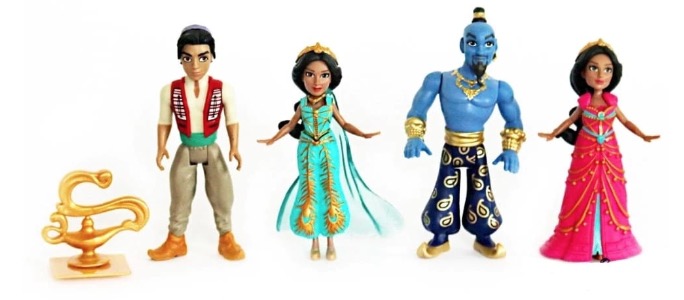 Set 5 Figurine tip Aladdin multicolor 10 cm